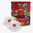 Kép 1/2 - Ajándékcsomag CAFFÉ PERTÉ Art Coffee őrölt kávé + csésze szett