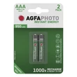 Kép 1/2 - Akkumulátor mikro AGFAPHOTO AAA előtöltött 2x950 mAh