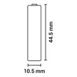 Kép 2/2 - Akkumulátor mikro AGFAPHOTO AAA előtöltött 2x950 mAh