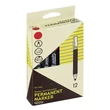 Kép 2/3 - Alkoholos marker GRAND kerek piros