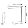 Kép 4/4 - Asztali lámpa RÁBALUX Horus LED 7W fém fekete