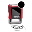 Kép 2/2 - Bélyegző TRODAT Printy 4910 fekete ház piros párna