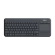 Kép 1/5 - Billentyűzet vezeték nélküli LOGITECH K400 Plus Touchpad fekete