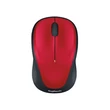 Kép 1/3 - Egér vezeték nélküli LOGITECH M235 2,4 Ghz 1000 DPI piros