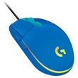 Kép 2/4 - Egér vezetékes LOGITECH G102 LightSync USB 6 gombos 8000 DPI kék