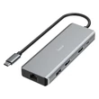 Kép 1/2 - Elosztó HUB HAMA USB 3.1 + 4xUSB 3.1/2xHDMI/LAN/USB-C + tápegység