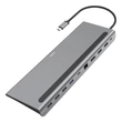 Kép 1/3 - Elosztó HUB HAMA USB Type-C + 4xUSB 3.2/2xHDMI/DP/LAN/USB Type-C/PD/SD