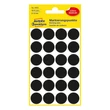 Kép 1/4 - Etikett AVERY 3003 jelölőpont 18 mm fekete 96 címke/doboz 4 ív/doboz
