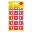 Kép 1/5 - Etikett AVERY 3141 jelölőpont 12mm piros 270 darabos