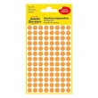 Kép 1/3 - Etikett AVERY 3178 öntapadó jelölőpont neon sárga 8mm 416 jelölőpont/csomag