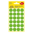 Kép 1/5 - Etikett AVERY 3597 öntapadó jelölőpont zöld 18mm 96 jelölőpont/csomag