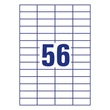Kép 3/4 - Etikett AVERY 3668 52,5x21,2mm univerzális 5600 címke/doboz 100 ív/doboz