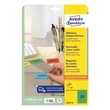 Kép 2/5 - Etikett AVERY L6033-20 63,5x33,9mm univerzális zöld 480 címke/doboz 20 ív/doboz
