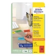 Kép 2/5 - Etikett AVERY L6034-20 63,5x33,9mm univerzális piros 480 címke/doboz 20 ív/doboz
