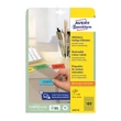Kép 1/2 - Etikett AVERY L6037-20 25,4x10 mm univerzális visszaszedhető sárga 20 íves