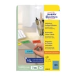 Kép 1/2 - Etikett AVERY L6048-20 25,4x10 mm univerzális visszaszedhető kék 20 íves