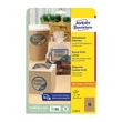 Kép 1/2 - Etikett AVERY L7108-25 105x57 mm újrahasznosított barna kraft 25 íves