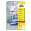 Kép 2/4 - Etikett AVERY L8001-10 210x297mm antimikrobiális fehér 10 címke/doboz 10 ív/doboz