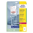 Kép 2/4 - Etikett AVERY L8002-10 210x148mm antimikrobiális fehér 20 címke/doboz 10 ív/doboz