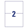 Kép 3/3 - Etikett AVERY L8012-10 210x148mm antimikrobiális átlátszó 20 címke/doboz 10 ív/doboz