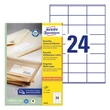 Kép 1/4 - Etikett AVERY LR3475 70x36 mm környezetbarát 2400 címke/doboz 100 ív/doboz