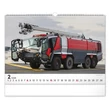 Kép 3/5 - Falinaptár REALSYSTEM 480x330mm fekvő Fire trucks 2026.
