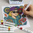 Kép 5/5 - Filctoll SPOKO Colour Pop háromszögletű vízbázisú 12 darabos