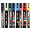 Kép 2/3 - Filctoll UNI Posca PC-5M 8 darabos