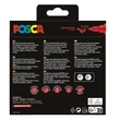 Kép 2/2 - Filctoll UNI Posca PC-5BR ecsethegyű 8 darabos