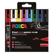 Kép 1/2 - Filctoll UNI Posca PC-5BR ecsethegyű 8 darabos