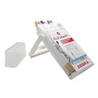 Kép 4/4 - Filctoll  ZEBRA ClickArt nyomógombos vízbázisú 12 darabos