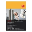 Kép 1/2 - Fotópapír KODAK Photo Fabric 10x15 cm felragasztható és visszaszedhető 20 lapos