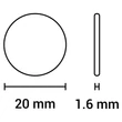 Kép 3/3 - Gombelem AGFAPHOTO Lithium CR2016 5 darabos