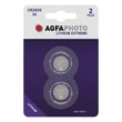 Kép 1/2 - Gombelem AGFAPHOTO Lithium CR2025 2 darabos