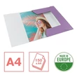 Kép 2/2 - Gumis mappa ESSELTE Colour Breeze A/4 karton levendula