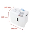 Kép 4/4 - Iratmegsemmisítő HSM Shredstar X5 konfetti 5 lap