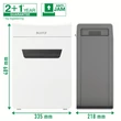 Kép 3/4 - Iratmegsemmisítő LEITZ IQ Protect Premium 10X konfetti 10 lap