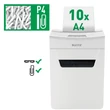 Kép 4/4 - Iratmegsemmisítő LEITZ IQ Protect Premium 10X konfetti 10 lap