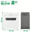Kép 3/4 - Iratmegsemmisítő LEITZ IQ Protect Premium 3M mikrokonfetti 3 lap