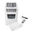 Kép 1/4 - Iratmegsemmisítő LEITZ IQ Slim Home Office konfetti P4 10 lap fehér