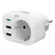 Kép 1/2 - Konnektor HAMA + 2xUSB + USB-C 20W