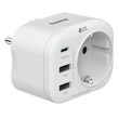 Kép 2/2 - Konnektor HAMA + 2xUSB + USB-C 20W