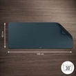 Kép 3/4 - Könyökalátét LEITZ 40x100 cm gamer extra nagyméretű sötétszürke