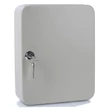 Kép 2/2 - Kulcsszekrény DONAU fém 180x250x80 mm 48 kulcshoz szürke