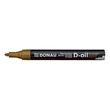 Kép 2/2 - Lakkmarker DONAU D-oil 2,8 mm arany