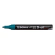Kép 2/3 - Lakkmarker DONAU D-oil 2,8 mm zöld