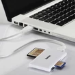 Kép 3/3 - Memóriakártya olvasó HAMA Slim USB 3.0 fehér