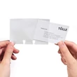 Kép 2/2 - Névjegytartó betét szett DURABLE Visifix áttetsző 40 darabos