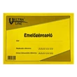 Kép 1/2 - Nyomtatvány emelőgépnapló VECTRALINE A/5 fekvő