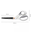 Kép 2/2 - Olló tapadásmentes FISKARS titánium bevonatos 20cm